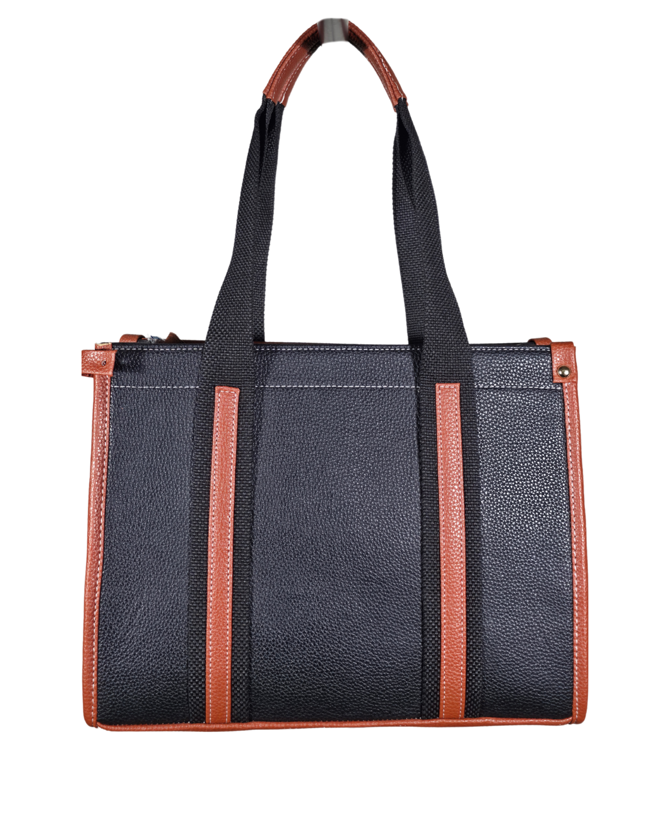 Dual Tone Lether Tote Bag